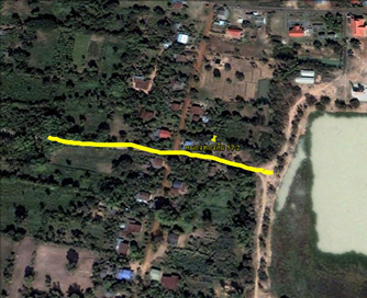 Earthen water channel to be upgraded to concrete water channel